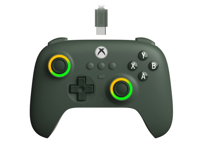 8Bitdo Ultimate C Wired Controller Xbox Hall Effect Edition - Mørkegrøn