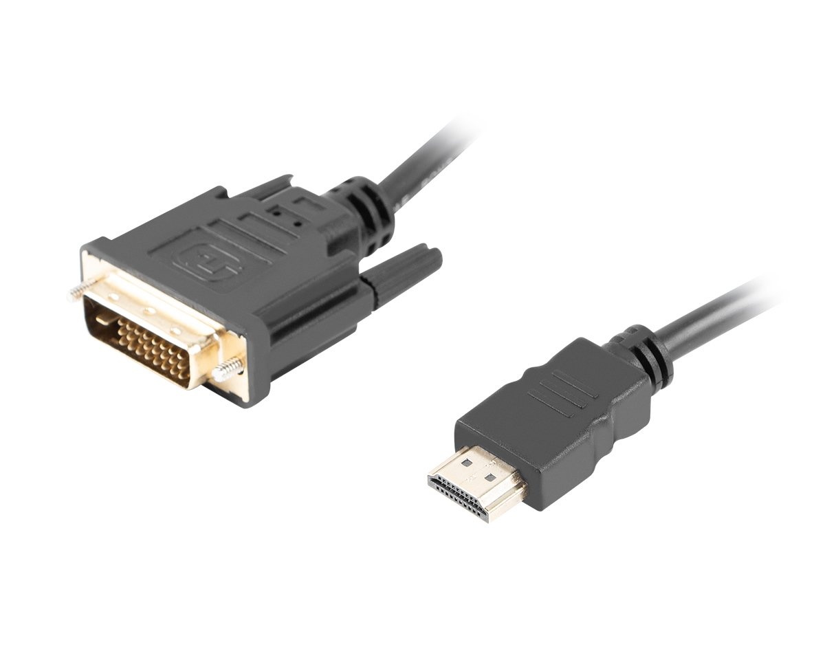 perler der Henstilling Lanberg HDMI til DVI-D Dual Link Kabel (1.8 Meter) - MaxGaming.dk