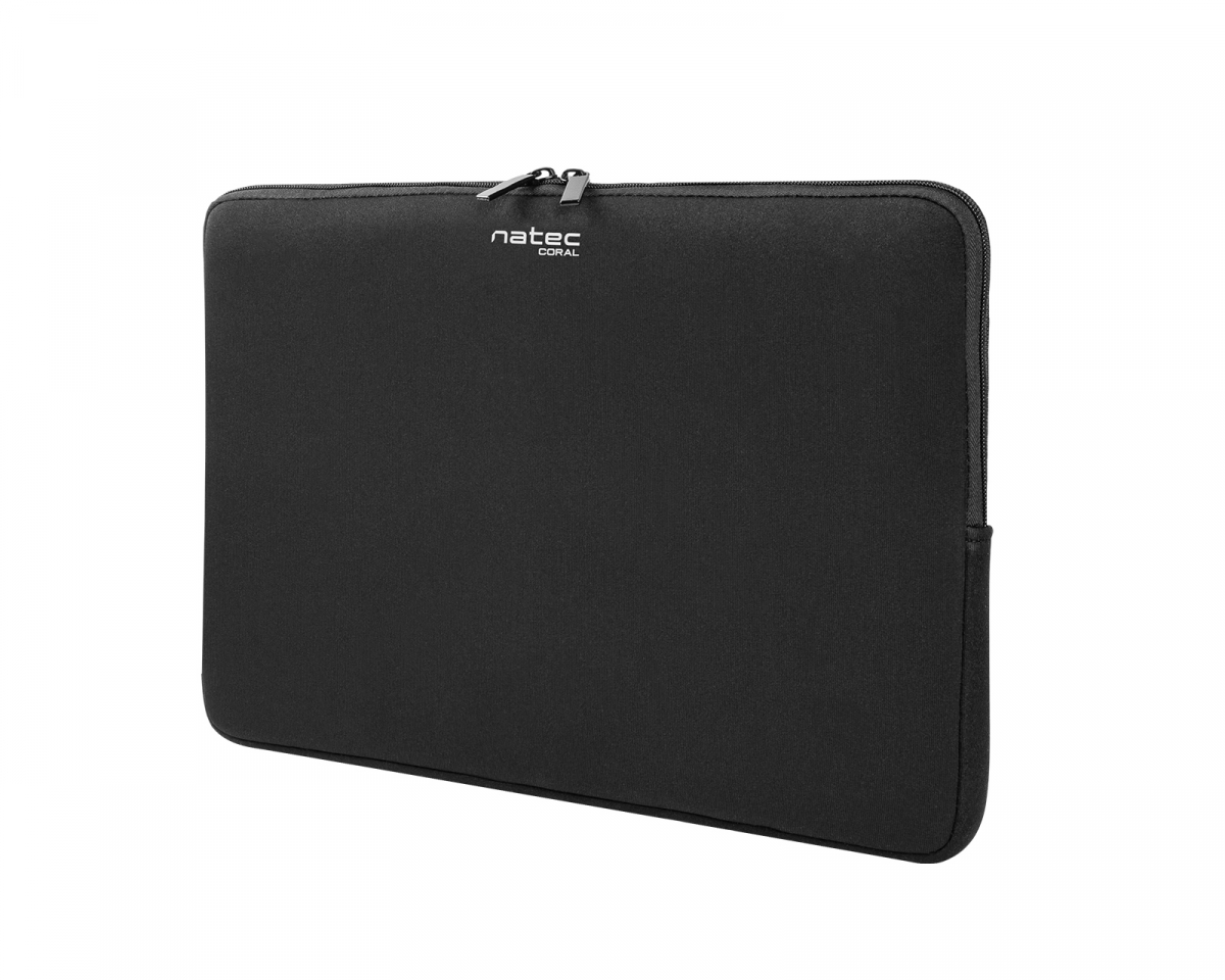 Natec Laptop Sleeve Coral.3" - Sort Hylster til notebook