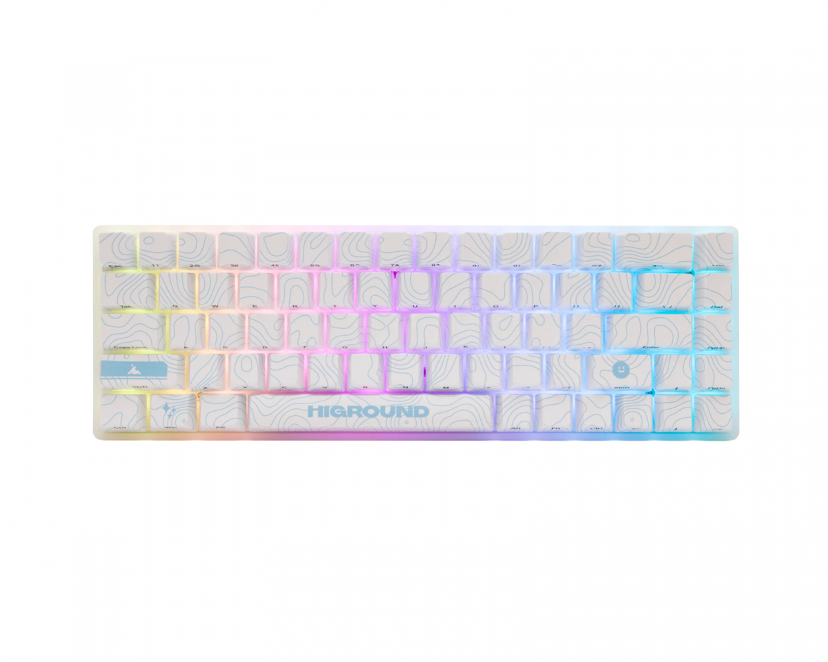 Higround SKYSTONE Base 65 Hotswap Gaming Tastatur - ANSI [White Flame]