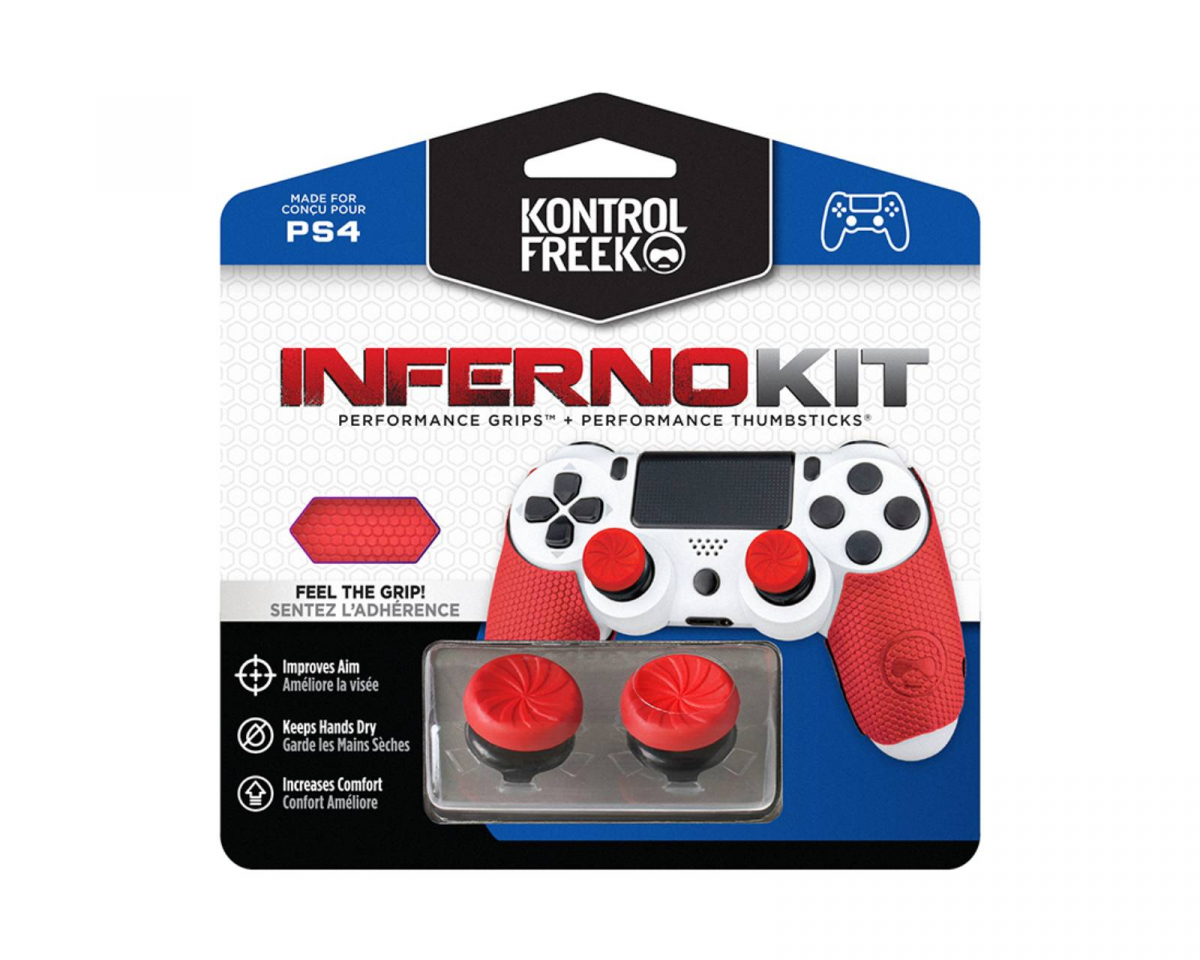 prangende tøve Lære KontrolFreek Performance Kit Inferno - PS4 - MaxGaming.dk