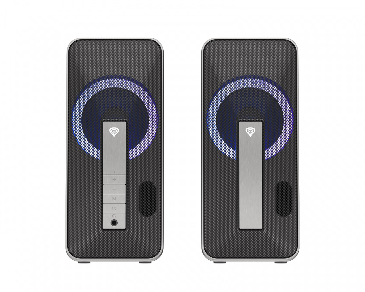 Genesis Helium 100BT 2.0 Højttalere med Bluetooth - Sort