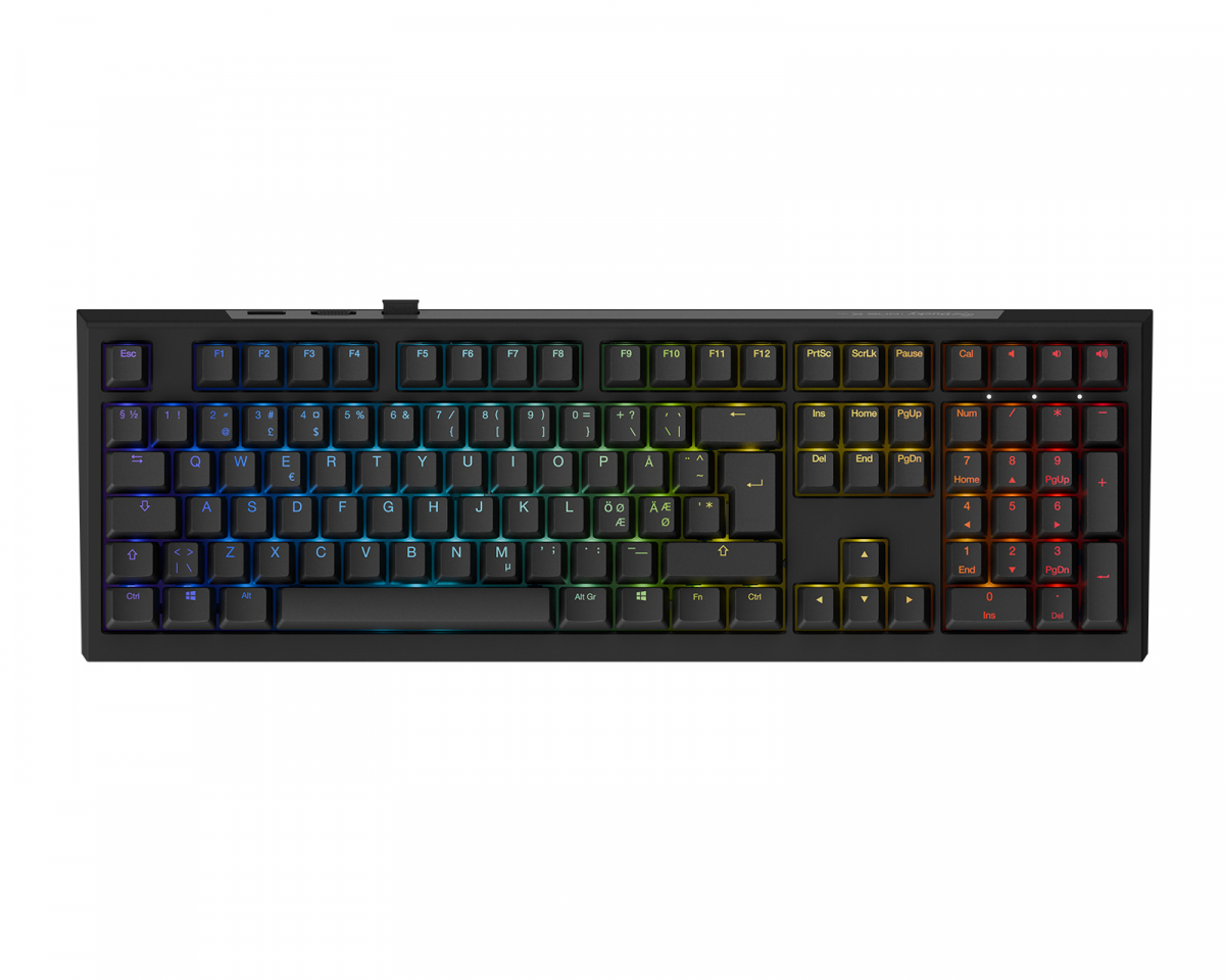 Ducky One X Fullsize Trådløst Gaming Tastatur - Sort