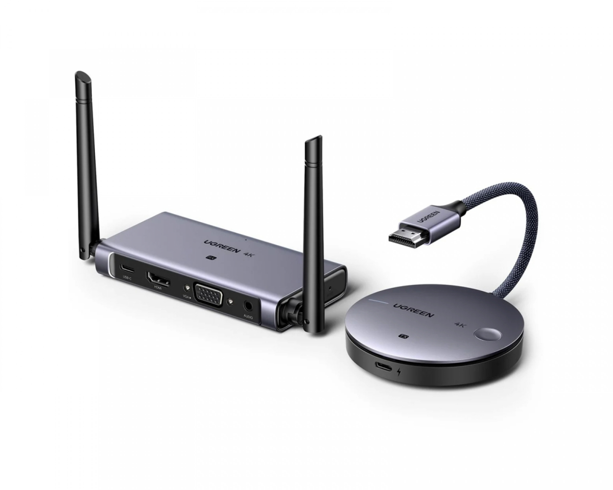 UGREEN Trådløs HDMI-transmitter og -modtager - 4K@30Hz