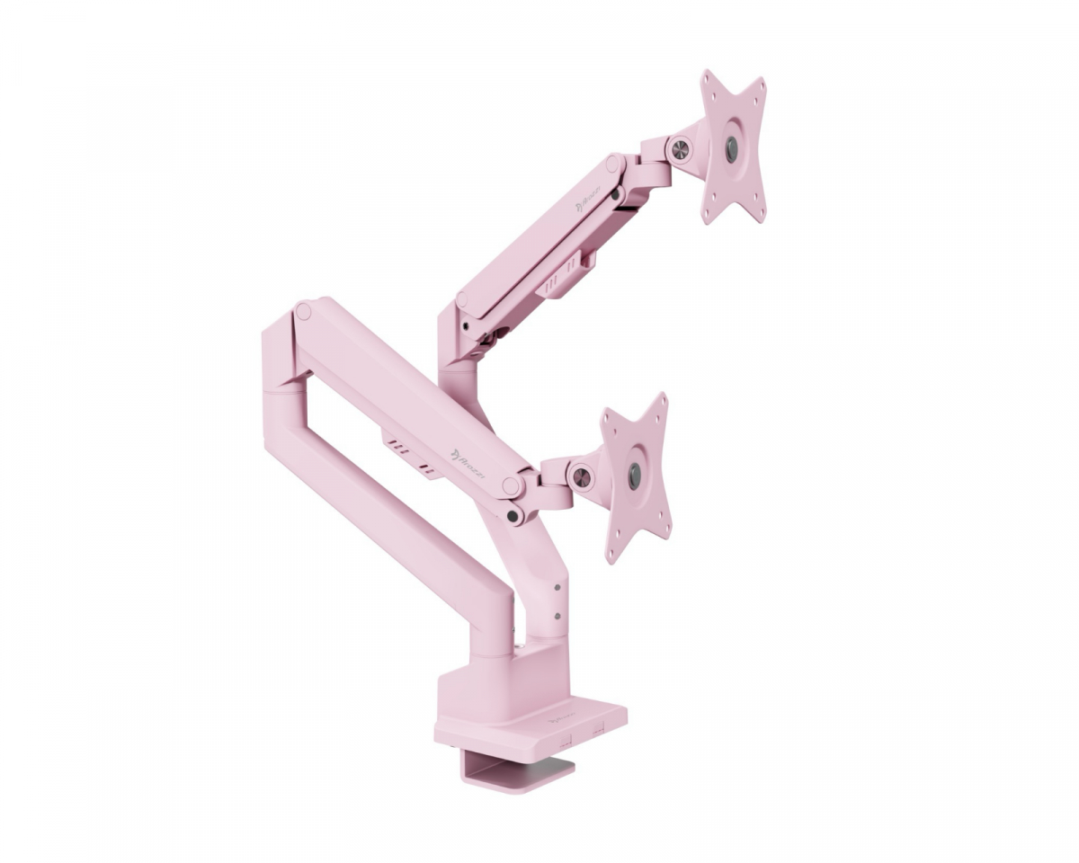 Arozzi Alzare Neo Duo Monitor Stand - Pink