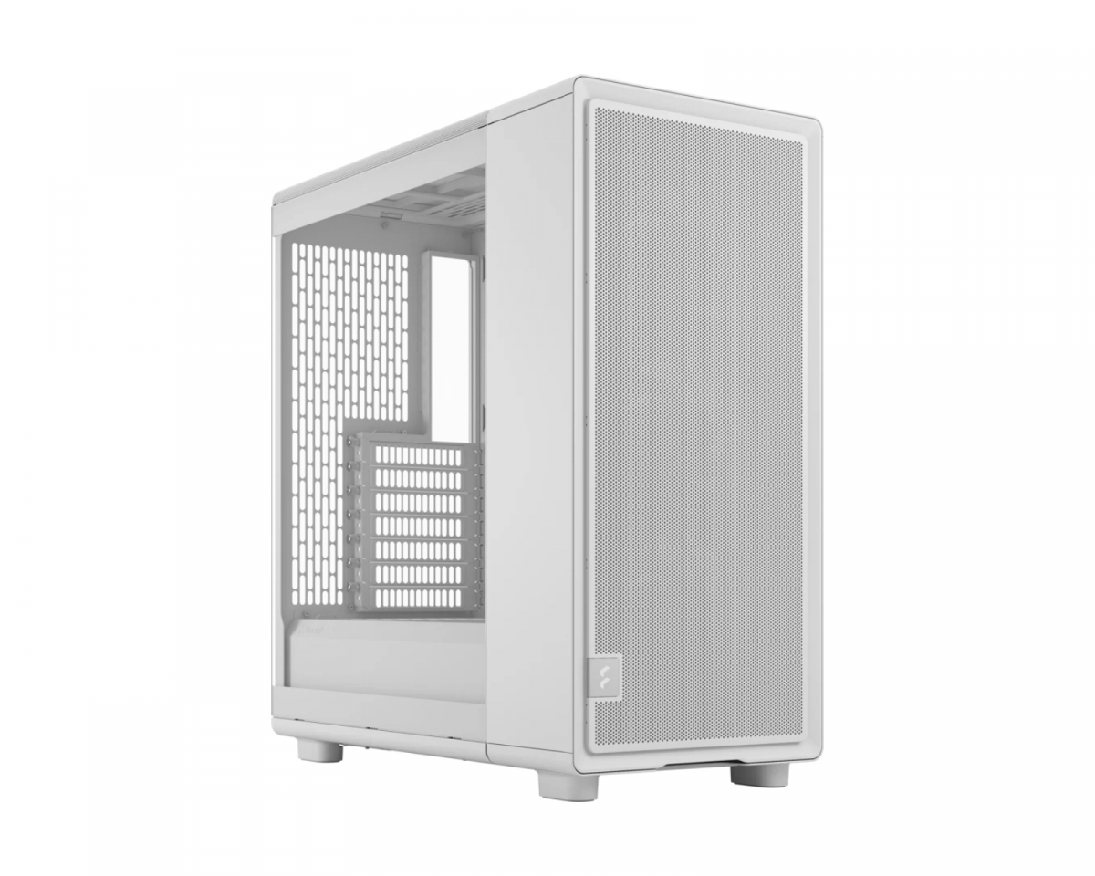 Hvid Computer Fractal Design Epoch Computer Case - Hvid TG Klar tone - MaxGaming.dk