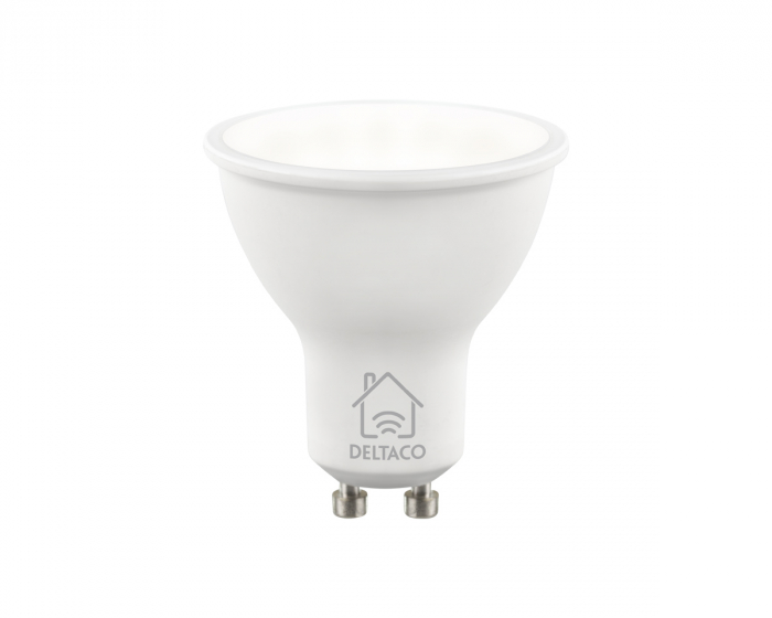 Deltaco Smart Home LED-lys GU10 WiFI 5W, Dimbar