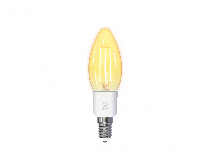 Deltaco Smart Home LED-lys Filament E14 WiFI 4.5W