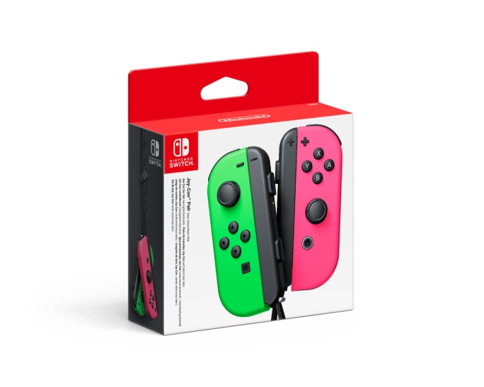 Nintendo Joy-Con Pair Neon - Grøn/Lyserød