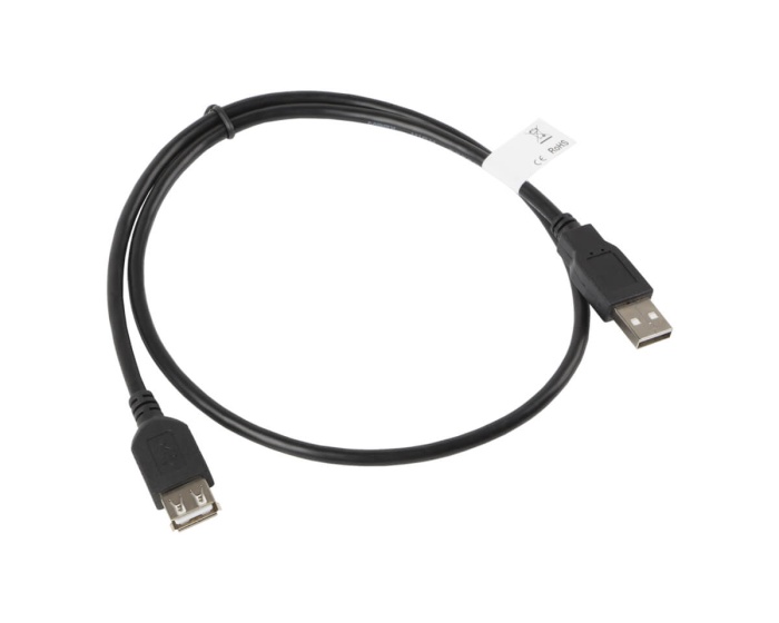 Lanberg USB Skjøteledning 2.0 AM-AF 0.7 Meter