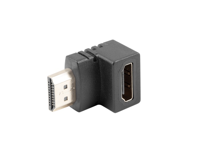 Lanberg Adapter HDMI-A(han) til HDMI-A(hun) 90° Ned