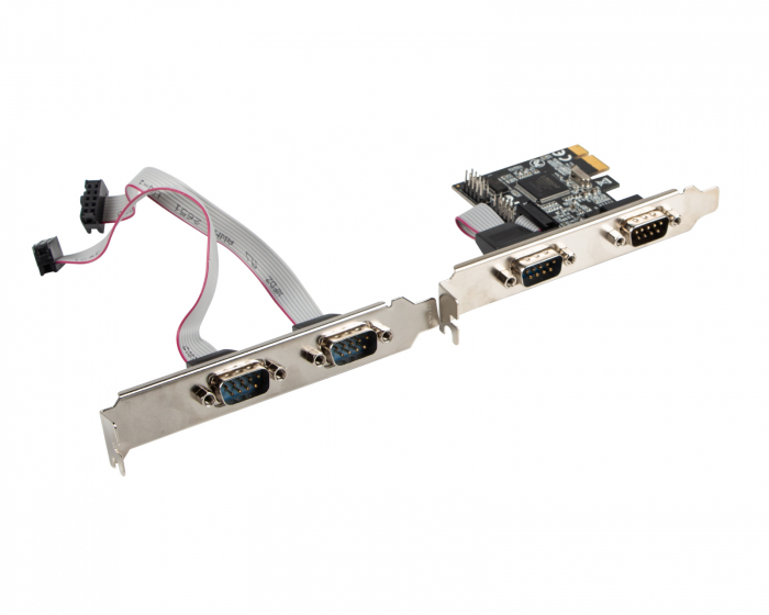 Lanberg Extension Card PCI-Express 4 x DB9/COM