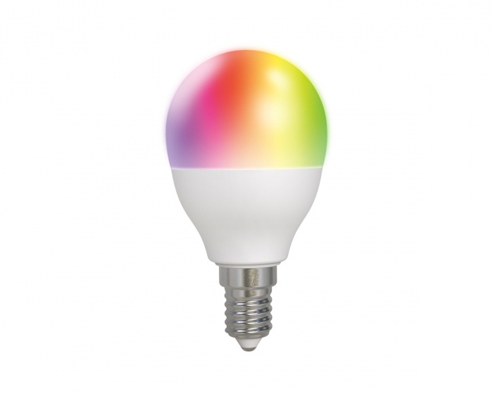 Deltaco Smart Home RGB LED Lampe E14 WiFI 5W - Globe