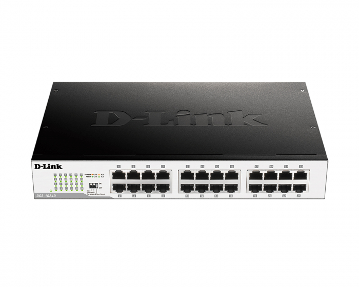 D-Link DGS-1024D, Switch, 24x10/100/1000 - Sort