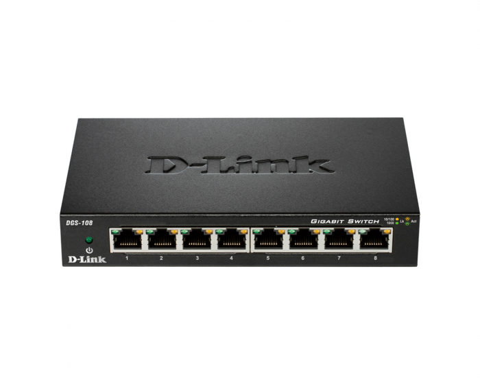 D-Link DGS-108GL 8-Port Gigabit Ethernet Switch