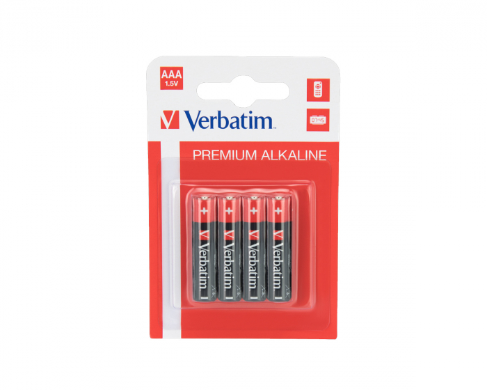 Verbatim AAA Batterier - 4 Pakke