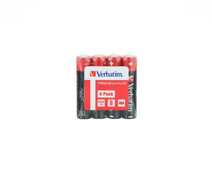 Verbatim AAA Batterier - 4-Pakke