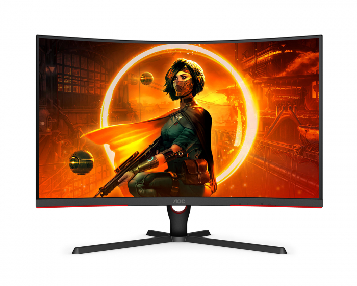 AOC C32G3AE 32” LED 165Hz 1ms FHD Curved Gamingskærm