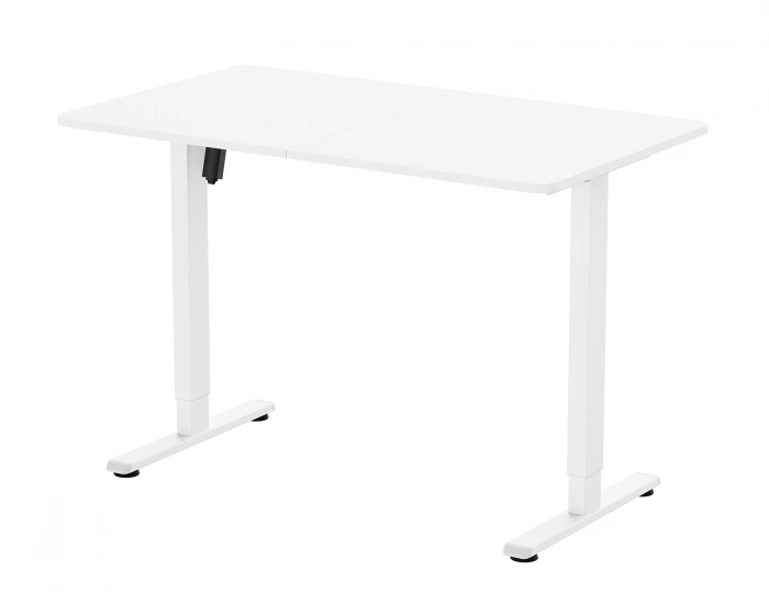 MaxMount Hæve og sænke Skrivebord 120 x 70 cm - Hvid