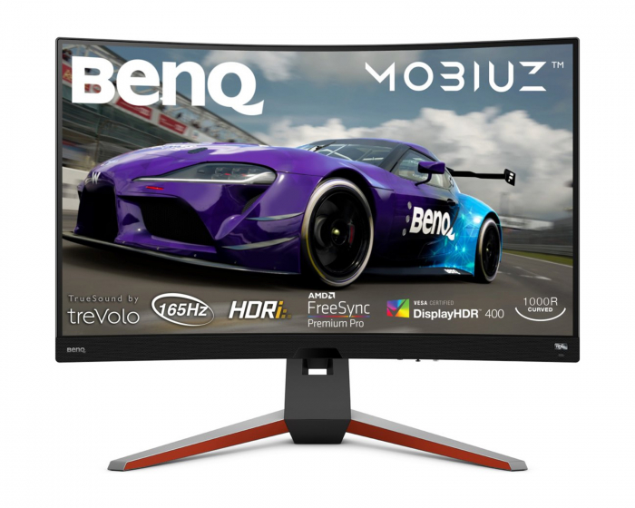 BenQ MOBIUZ EX3210R Curved 32” 165Hz 1ms VA AMD FreeSync Premium Pro QHD Gamingskærm
