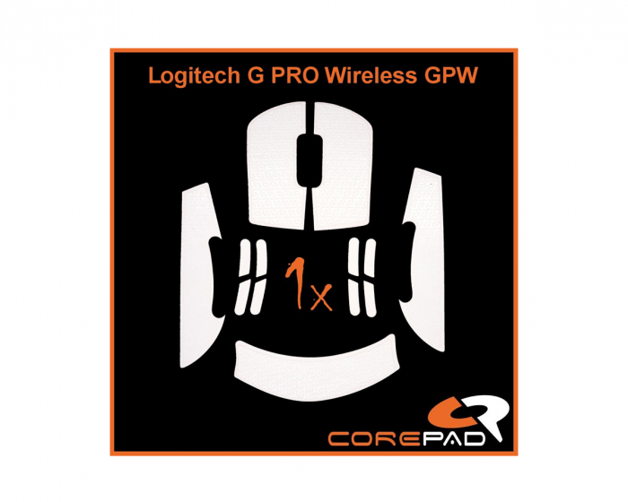 Corepad Grips til Logitech G Pro Wireless - Hvid