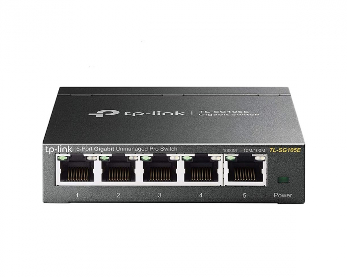 TP-Link Switch TL-SG105E 5-Ports, Web Management, 1 Gbps