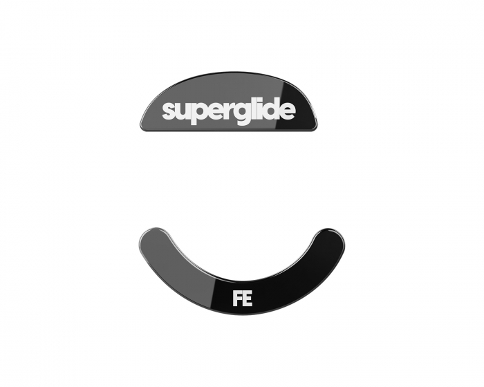 Superglide Glass Skates til Pulsar Xlite Series - Sort