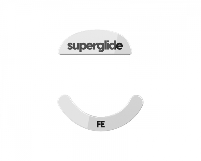 Superglide Glass Skates til Pulsar Xlite Series - Hvid
