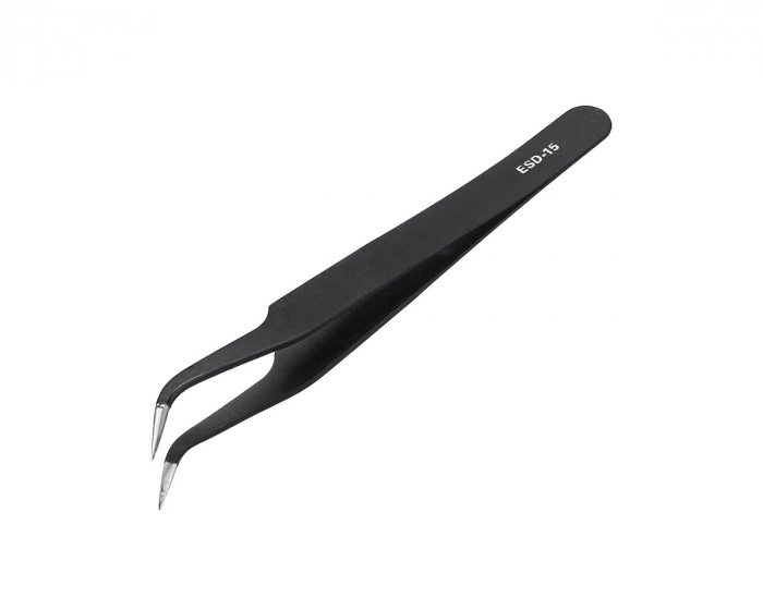 MaxCustom Curved Anti Static ESD-15 Tweezer