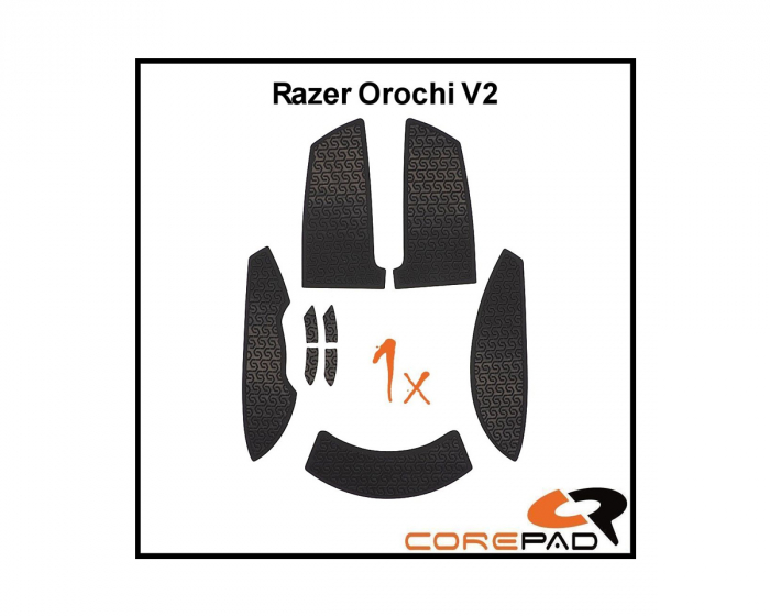 Corepad Grips til Razer Orochi V2 - Sort