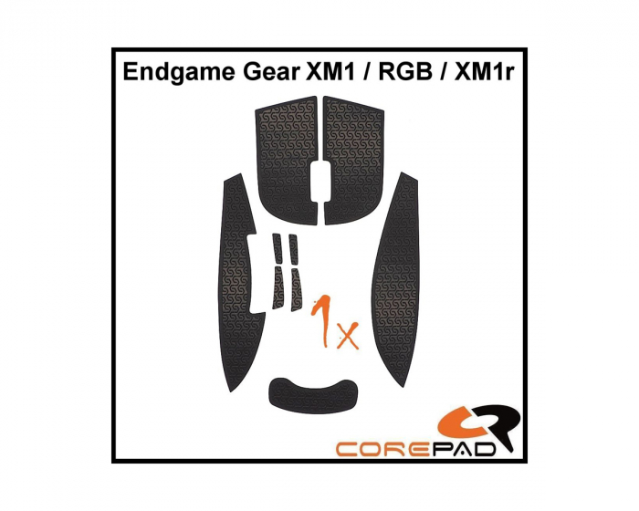 Corepad Grips til Endgame Gear XM1/XM1 RGB/XM1r/XM2w - Sort