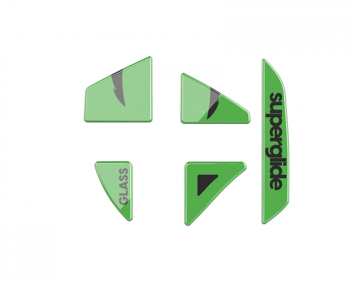 Superglide Glass Skates til Razer Basilisk Ultimate - Grøn