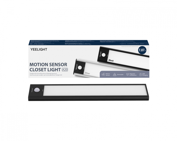 Yeelight Night Light Motion Sensor Closet Light A20 - Sort