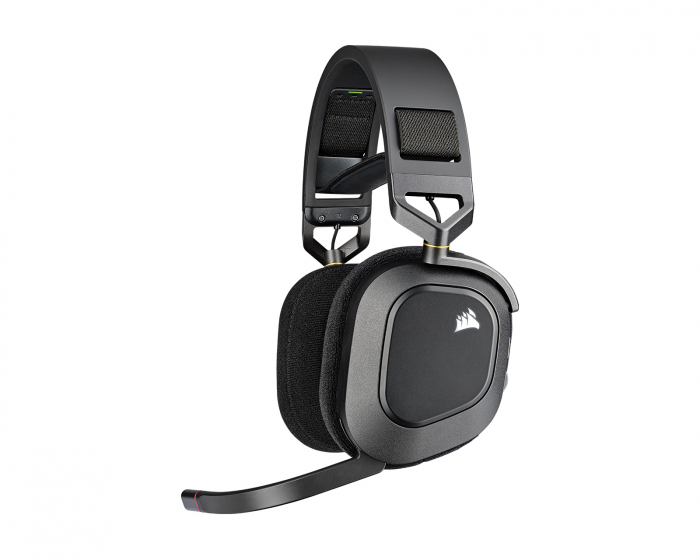 Corsair HS80 RGB Trådløs Gaming Headset - Carbon