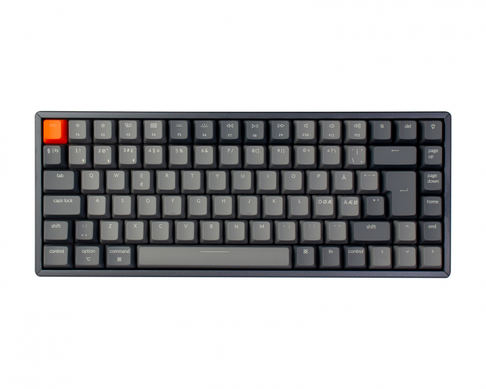 Keychron K2 V2 RGB Trådløs Hotswap Aluminium Tastatur [Gateron Red]