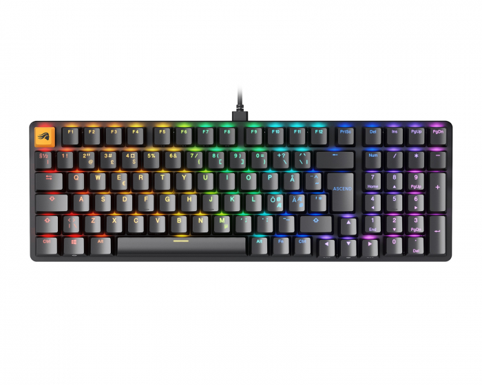Glorious GMMK 2 96% Pre-Built Tastatur [Fox Linear] - Sort