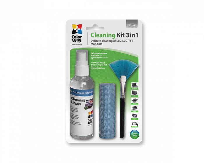 Colorway Cleaning Kit 3 in 1 - Skærmrengøringkit