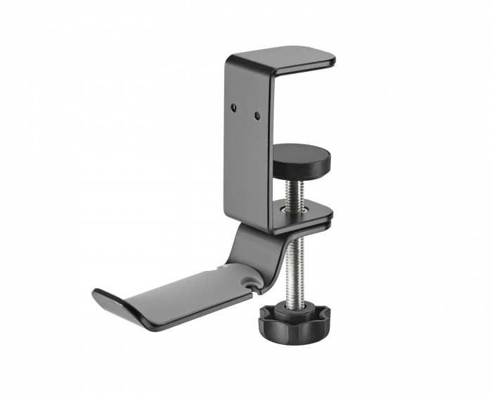 Clamp-On Headset Stand - Headset Holder - Sort