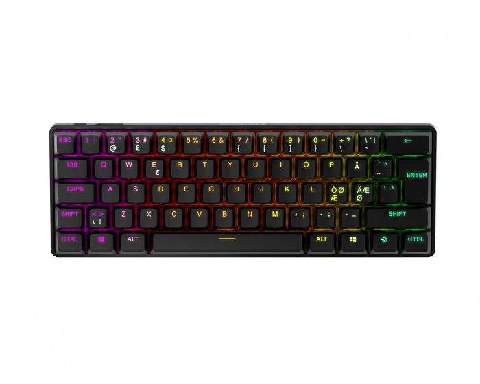 SteelSeries Apex Pro Mini Wireless RGB Trådløs Tastatur - Sort