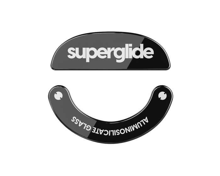 Superglide Glass Skates Type-S til Pulsar X2 Series - Sort