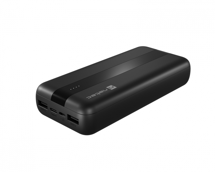 Natec Trevi Powerbank 20000 mAh - Sort