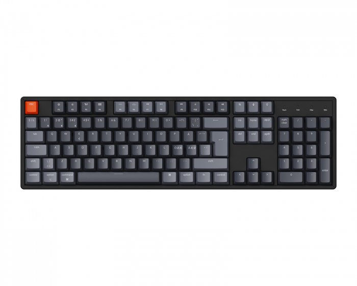 Keychron K10 RGB Full-Size Aluminium Hotswap Trådløs Tastatur [Gateron G Pro Red]