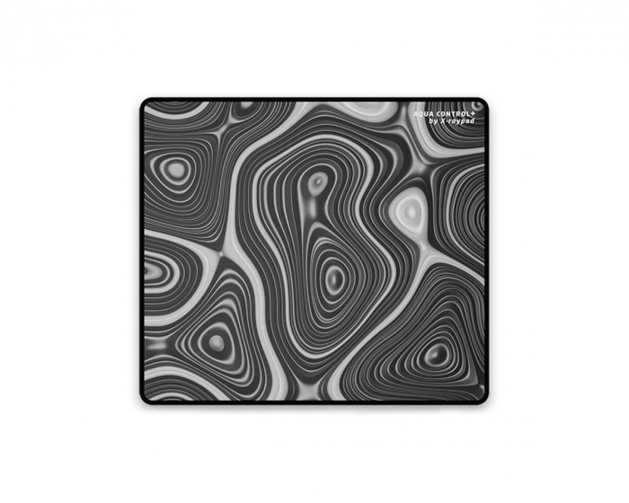 X-raypad Aqua Control Plus Musemåtte - Grey Strata - XL Square