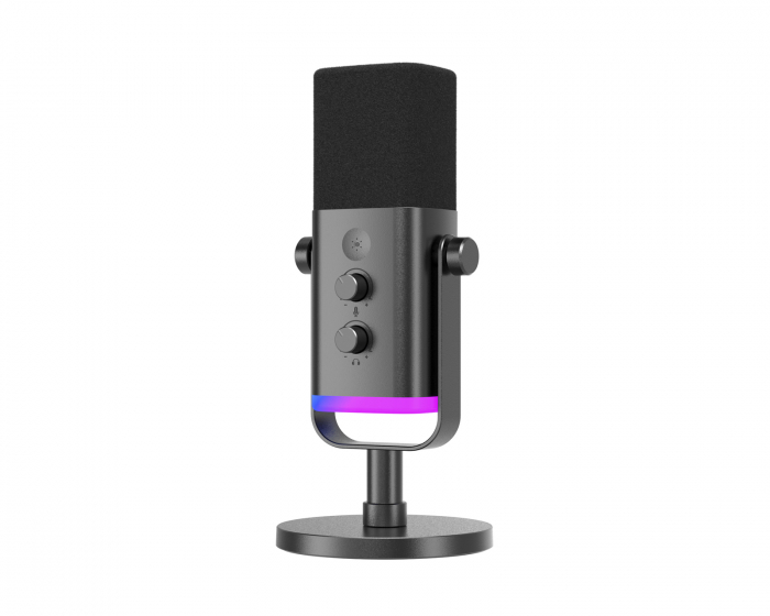Fifine AMPLIGAME AM8 RGB USB/XLR Mikrofon - Dynamisk Mikrofon - Sort