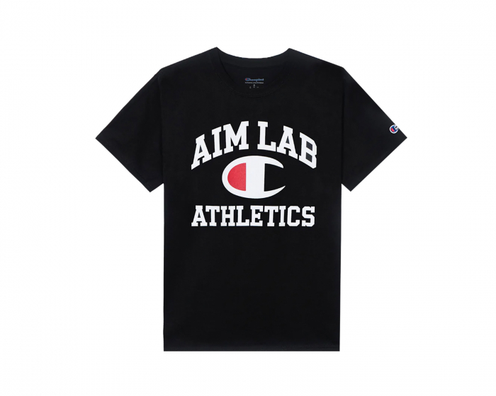 Aim Lab x Champion - Sort T-Shirt - XL