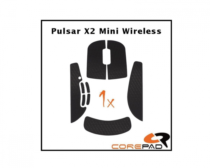 Corepad Soft Grips til Pulsar X2 Mini / X2V2 Mini Wireless - Hvid