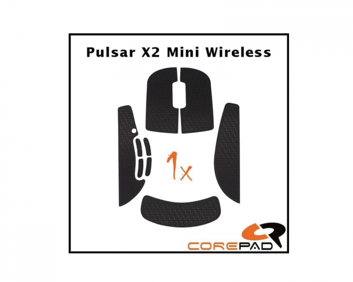 Corepad Soft Grips til Pulsar X2 Mini / X2 CrazyLight - Hvid