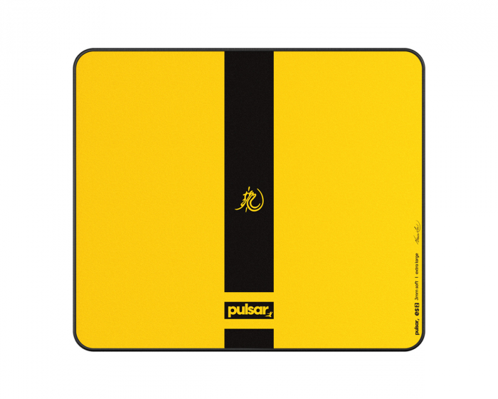 Pulsar ES2 Gaming Musemåtte - Bruce Lee Limited Edition - XL - Gul