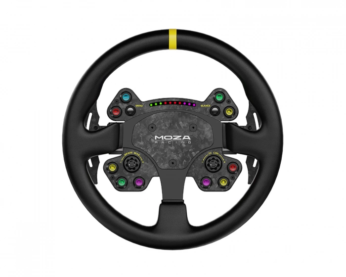 RS v2 Steering Wheel Round Leather - 33cm Rat