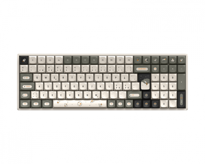 IQunix F97 Hitchhiker Wireless RGB [Cherry Brown] 96% - Trådløs Tastatur